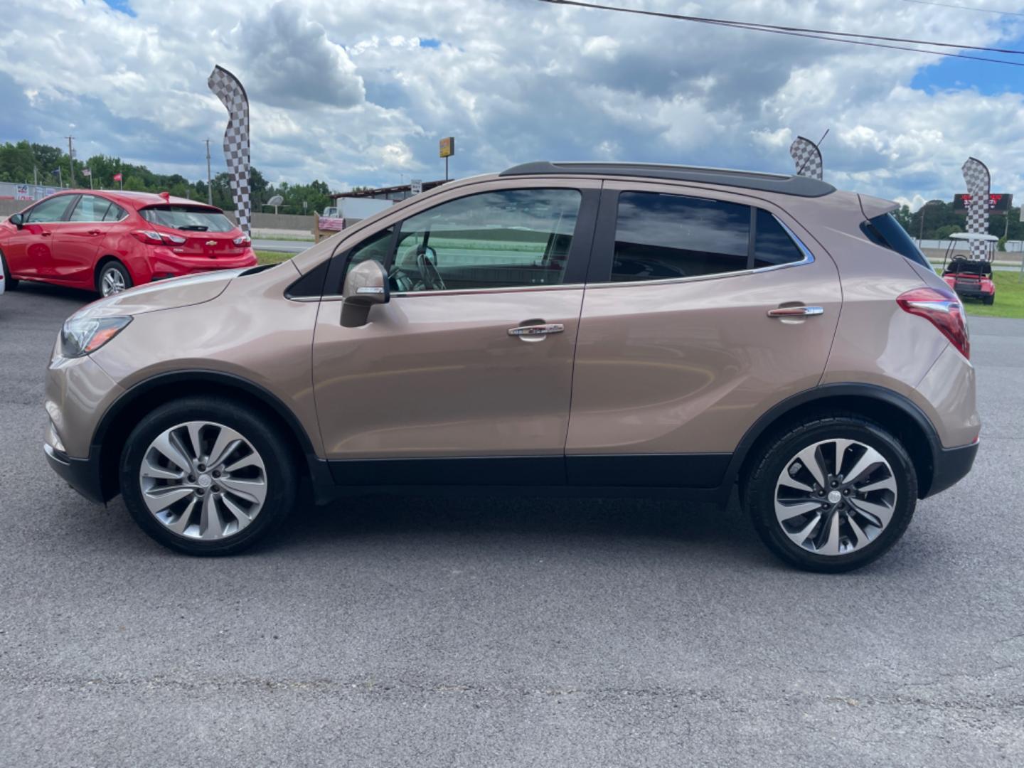 2019 Brown Buick Encore (KL4CJASB6KB) with an 4-Cyl, ECOTEC, Turbo, 1.4 Liter engine, Automatic, 6-Spd w/Overdrive and Shift Control transmission, located at 8008 Warden Rd, Sherwood, AR, 72120, (501) 801-6100, 34.830078, -92.186684 - Photo#4